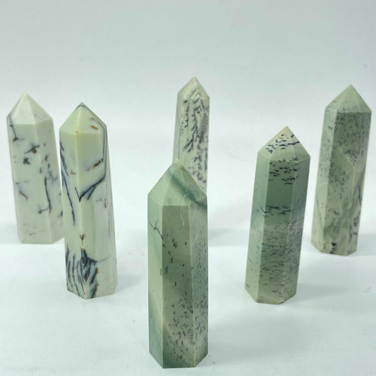 Moss jade tower wholesale UV crystal